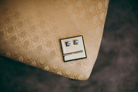 Groom's Cufflinks In A Box