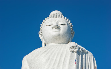 The marble statue of Big Buddha in Phuket
