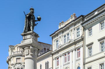 Fototapeta na wymiar Trieste, monumento storico