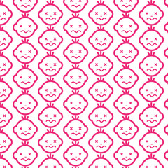 Pattern background Baby Face Emotion Icon