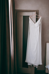 Beautiful bride wedding dresses separately