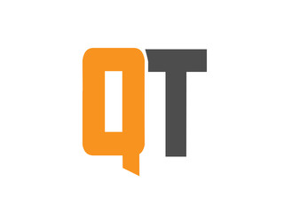 QT Initial Logo for your startup venture