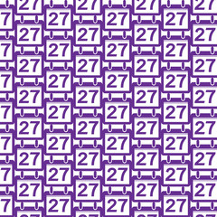 Pattern background Calendar Icon