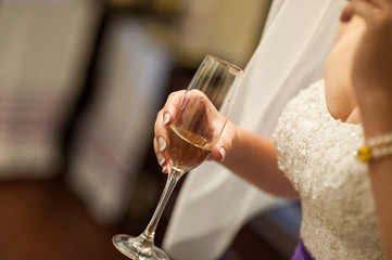 Toast at the wedding