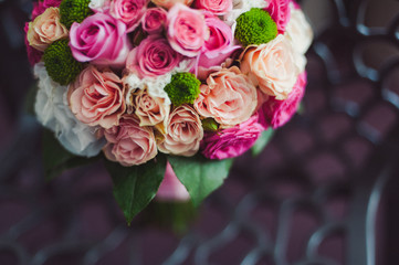 The bride's bouquet