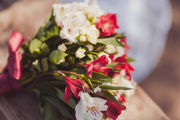 The bride's bouquet