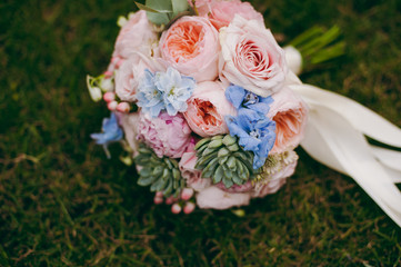 The bride's bouquet