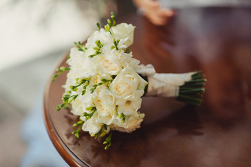 The bride's bouquet