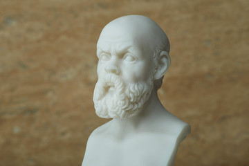 Statue of Socrates,ancient greek philosopher.