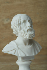 Statue of Homer,ancient greek poet.