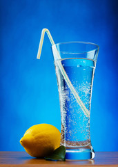glass of soda water