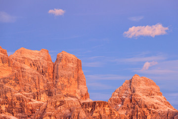 Fototapeta premium Dolomites mountain peaks