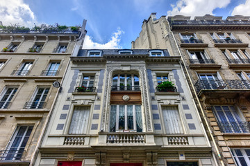 Fototapeta na wymiar Paris City Streets
