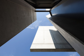 Closeup modern architecture