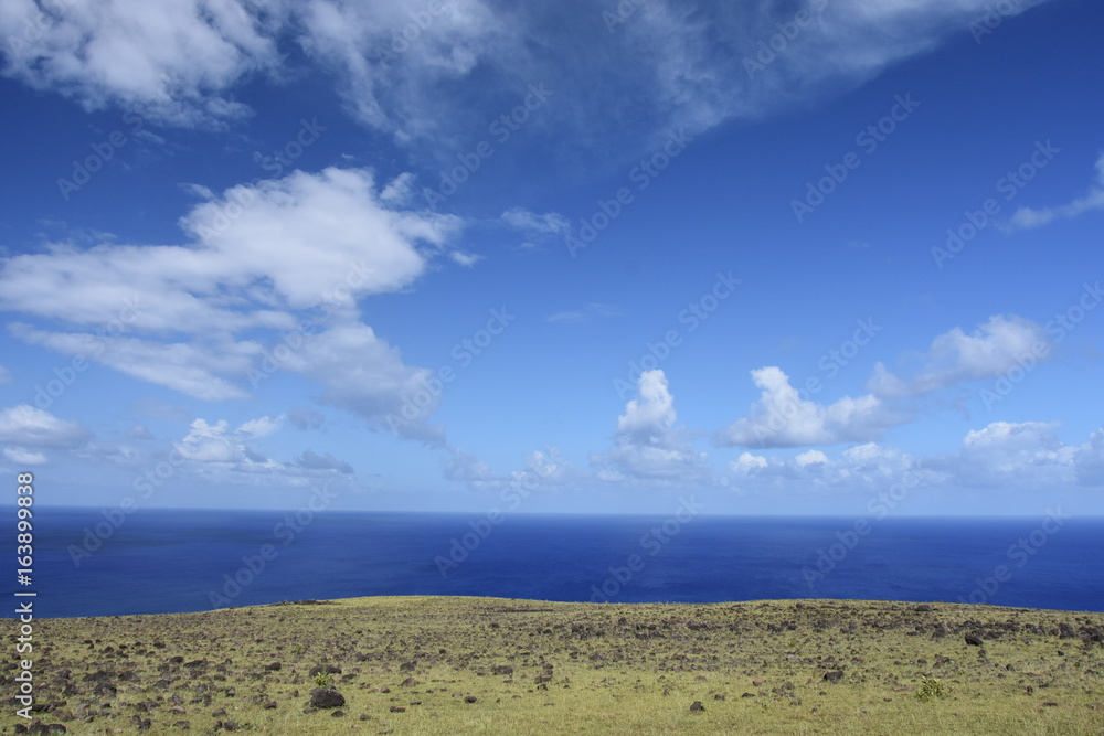 Canvas Prints Moai at Anakena Beach, Easter island (Rapa Nui)