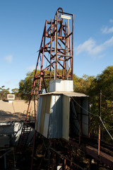 Fototapeta na wymiar Old Mine Shaft - Australia