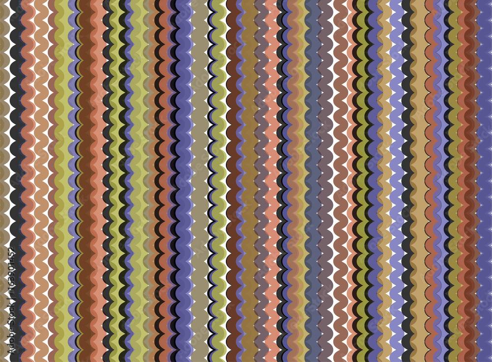 Fototapete abstract vector background. color composition of overlapping wavy graphic elements.