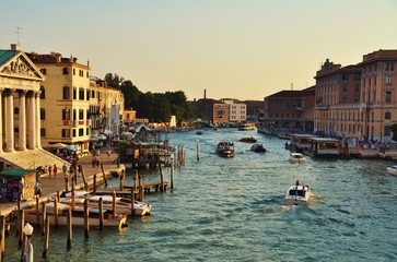 Fototapeta na wymiar Grand Canal, Venice, Italy 