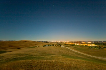 Fototapeta premium Noc Via francigena