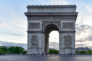 Fototapeta na wymiar Arc de Triomphe - Paris, France