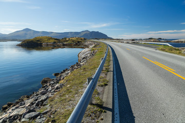 Beautiful Atlantic road in Norway