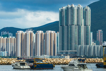 Obraz na płótnie Canvas Hong Kong Buildings