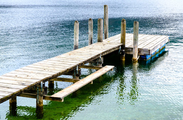 old wooden jetty