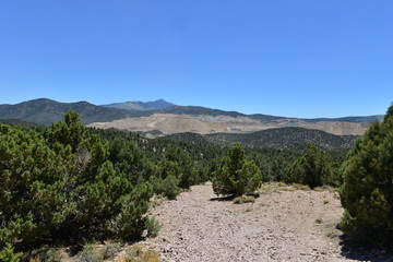 A copper mine in Nevada America.
