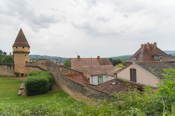 Cluny abbey in Burgundy, dovecote in the abbot garden
