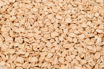 Oat flakes texture background