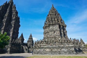 Obraz premium Prambanan Temple, Candi Prambanan, Hindu Temple Compound in Central Java, yogyakarta, indonesia