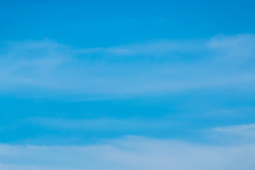 Obraz premium Air clouds in the blue sky.