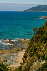 The Australian coast.