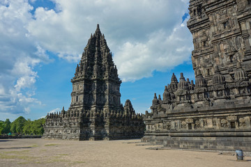 Obraz premium Prambanan Temple, Candi Prambanan, Hindu Temple Compound in Central Java, yogyakarta, indonesia