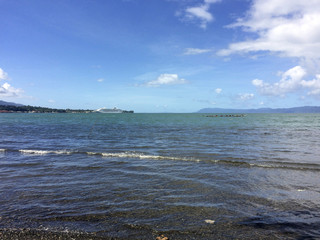Scene of Milne Bay, Papua New Guinea.