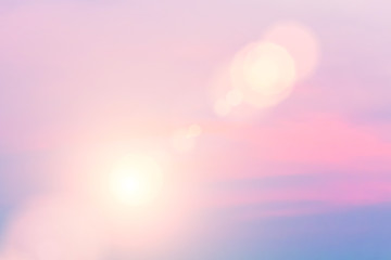 Morning sun light orange hot zone.