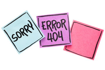 sorry, error 404 -  page not found
