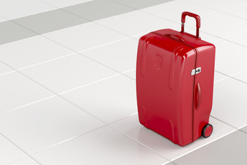 Red travel bag