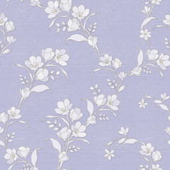 Vivid repeating floral - For easy making seamless pattern use it for filling any contours