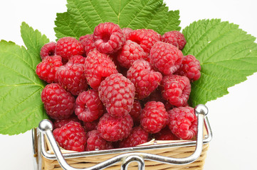 Decorative bicycle with raspberry