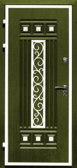 Obraz premium Entrance door (metal door)