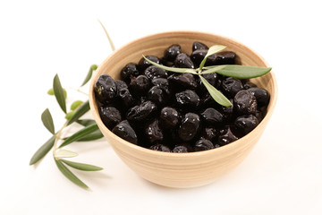 black olives and branch
