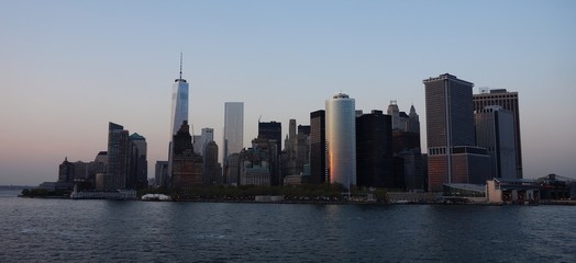 Fototapeta premium Sunrise NYC skyline