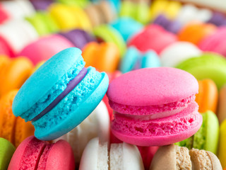 French colorful macarons 10