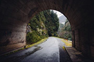 Road Tunnel - Mountain Tunnel in Abkhazia