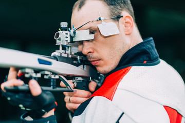 Sport shooting training - free rifle