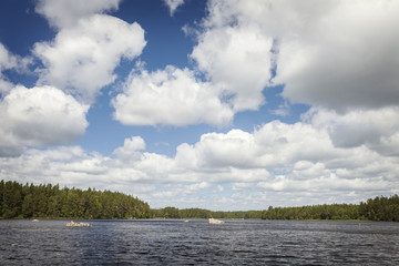 Hyllsjon lake landscape