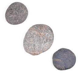  stones isolated on white