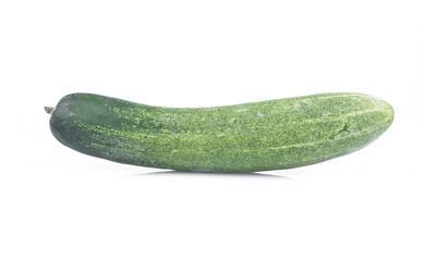 Cucumber isolated on white