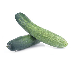 Cucumber isolated on white